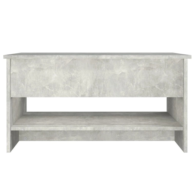 vidaXL Table Basse Relevable Table d'appoint Table d'appoint pour Canapé Bois d'ingénierie - 80 x 50 x 42,5 cm