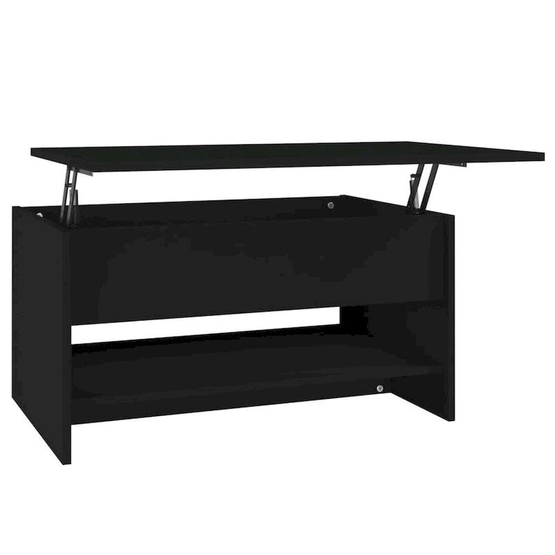 vidaXL Table Basse Relevable Table d'appoint Table d'appoint pour Canapé Bois d'ingénierie - 80 x 50 x 42,5 cm