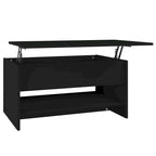vidaXL Table Basse Relevable Table d'appoint Table d'appoint pour Canapé Bois d'ingénierie - 80 x 50 x 42,5 cm