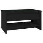vidaXL Table Basse Relevable Table d'appoint Table d'appoint pour Canapé Bois d'ingénierie - 80 x 50 x 42,5 cm