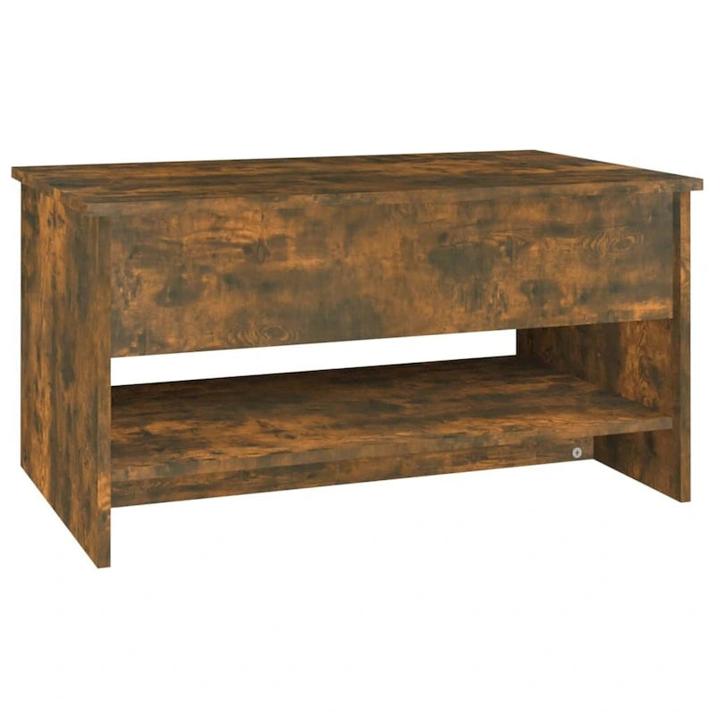 vidaXL Table Basse Relevable Table d'appoint Table d'appoint pour Canapé Bois d'ingénierie - 80 x 50 x 42,5 cm