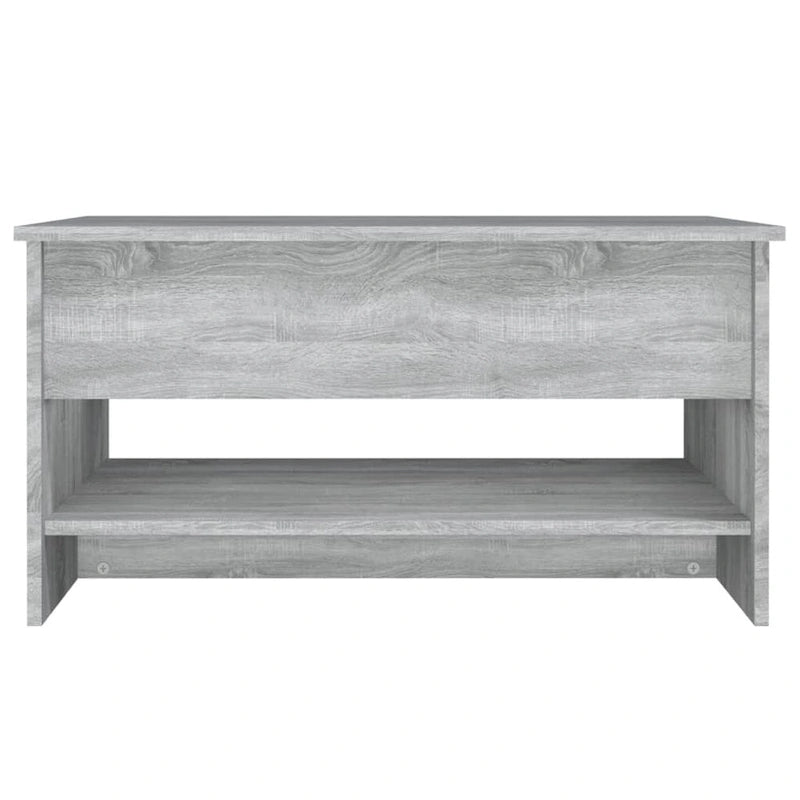 vidaXL Table Basse Relevable Table d'appoint Table d'appoint pour Canapé Bois d'ingénierie - 80 x 50 x 42,5 cm