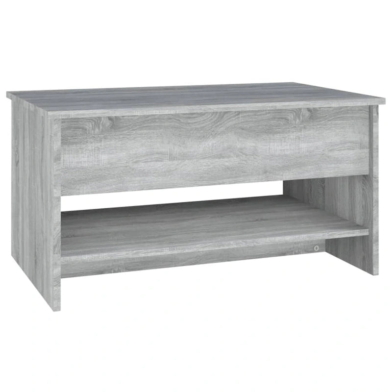 vidaXL Table Basse Relevable Table d'appoint Table d'appoint pour Canapé Bois d'ingénierie - 80 x 50 x 42,5 cm