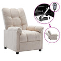 Fauteuil inclinable vidaXL, fauteuil inclinable de loisirs confortable pour home cinéma, en tissu - 29,1 x 38,9 x 40,1