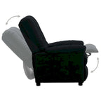 Fauteuil inclinable vidaXL, fauteuil inclinable de loisirs confortable pour home cinéma, en tissu - 29,1 x 38,9 x 40,1