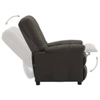 Fauteuil inclinable vidaXL, fauteuil inclinable de loisirs confortable pour home cinéma, en tissu - 29,1 x 38,9 x 40,1