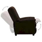 Fauteuil inclinable vidaXL, fauteuil inclinable de loisirs confortable pour home cinéma, en tissu - 29,1 x 38,9 x 40,1
