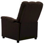 Fauteuil inclinable vidaXL, fauteuil inclinable de loisirs confortable pour home cinéma, en tissu - 29,1 x 38,9 x 40,1