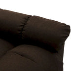 Fauteuil inclinable vidaXL, fauteuil inclinable de loisirs confortable pour home cinéma, en tissu - 29,1 x 38,9 x 40,1
