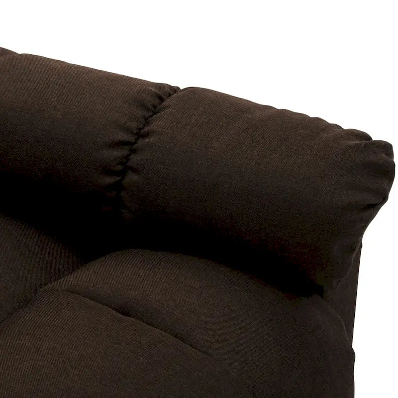 Fauteuil inclinable vidaXL, fauteuil inclinable de loisirs confortable pour home cinéma, en tissu - 29,1 x 38,9 x 40,1
