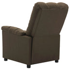 Fauteuil inclinable vidaXL, fauteuil inclinable de loisirs confortable pour home cinéma, en tissu - 29,1 x 38,9 x 40,1