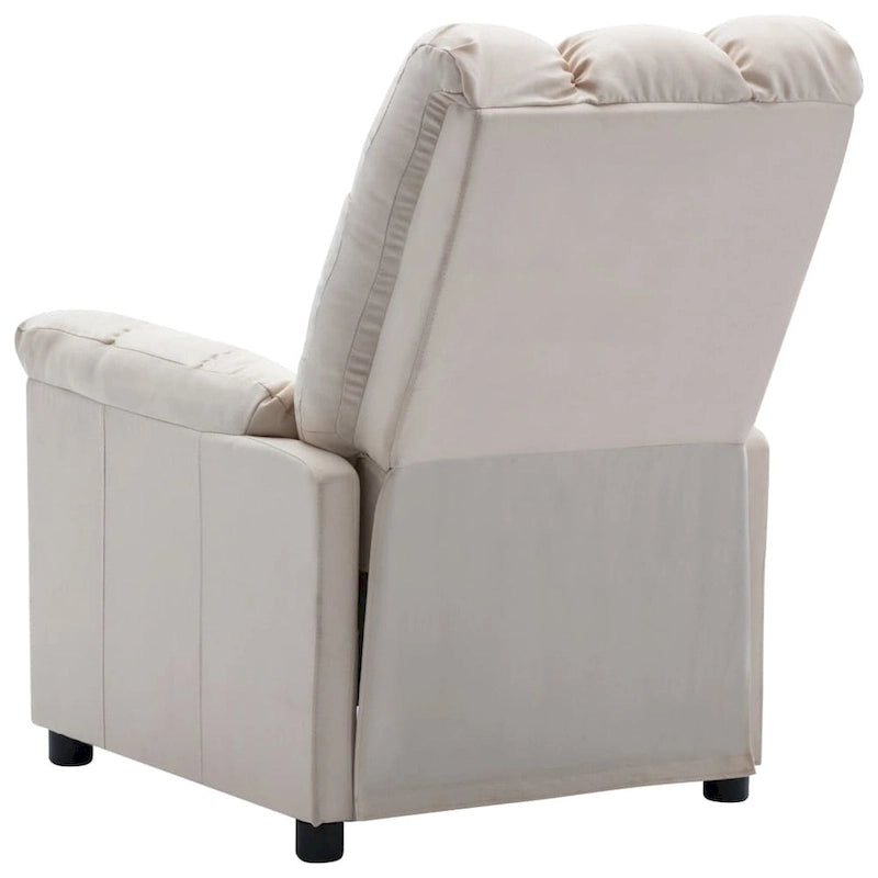 Fauteuil inclinable vidaXL, fauteuil inclinable de loisirs confortable pour home cinéma, en tissu - 29,1 x 38,9 x 40,1