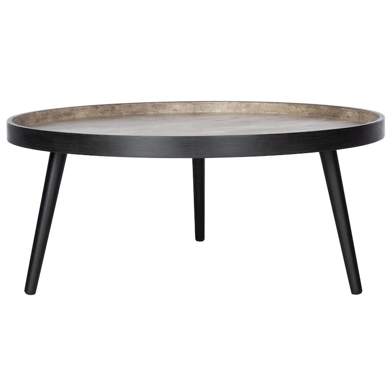 Table basse SAFAVIEH Arline avec plateau rond - 35,4 x 35,4 x 15 - 35Lx35Px15H