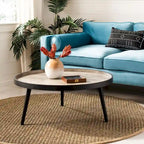 Table basse SAFAVIEH Arline avec plateau rond - 35,4 x 35,4 x 15 - 35Lx35Px15H