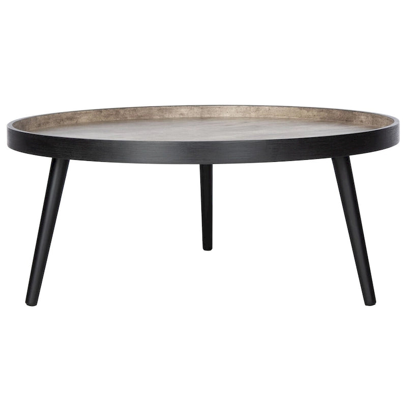 Table basse SAFAVIEH Arline avec plateau rond - 35,4 x 35,4 x 15 - 35Lx35Px15H