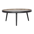 Table basse SAFAVIEH Arline avec plateau rond - 35,4 x 35,4 x 15 - 35Lx35Px15H