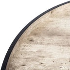 Table basse SAFAVIEH Arline avec plateau rond - 35,4 x 35,4 x 15 - 35Lx35Px15H