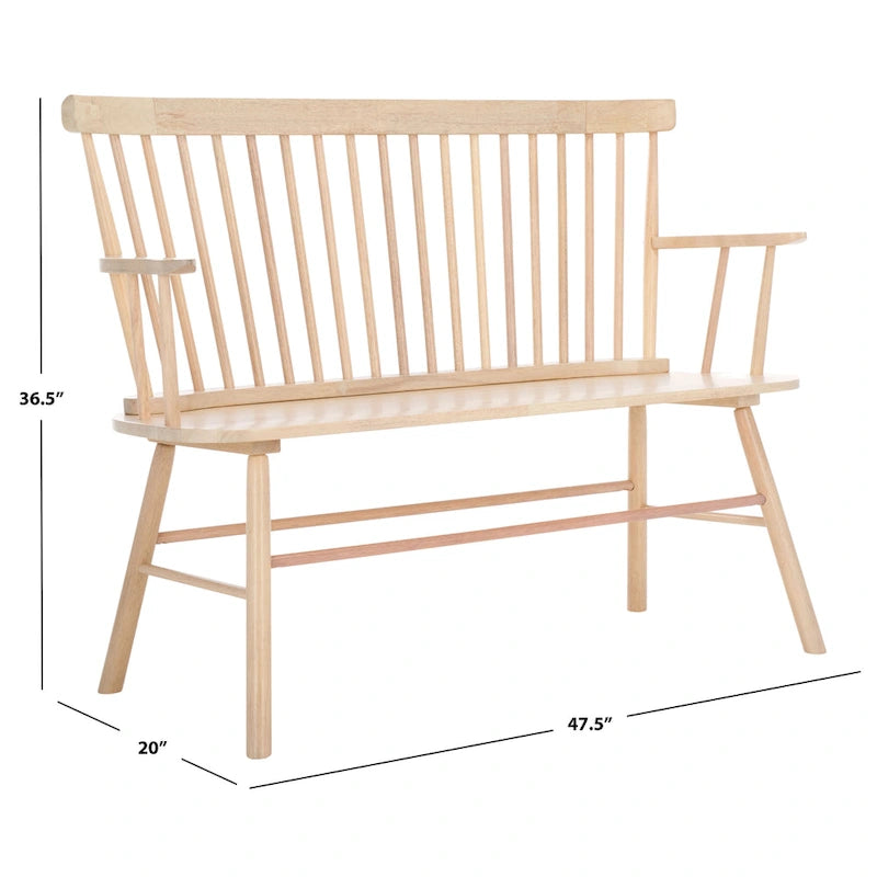 Banquette SAFAVIEH Gracija Spindleback - 48 x 22,4 x 36 - 48L x 22P x 36H