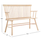 Banquette SAFAVIEH Gracija Spindleback - 48 x 22,4 x 36 - 48L x 22P x 36H