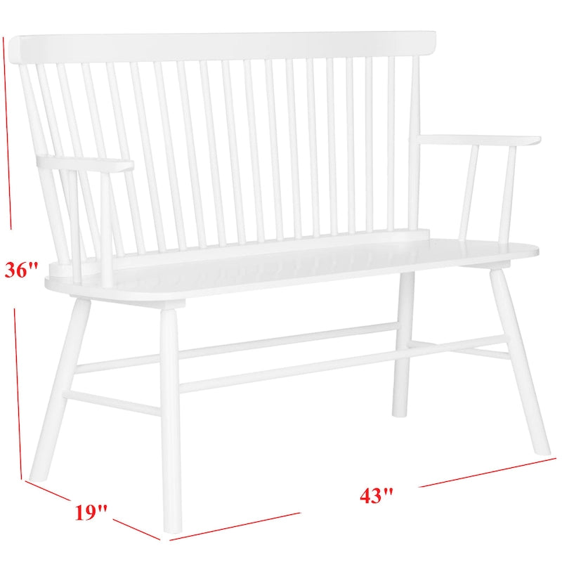 Banquette SAFAVIEH Gracija Spindleback - 48 x 22,4 x 36 - 48L x 22P x 36H
