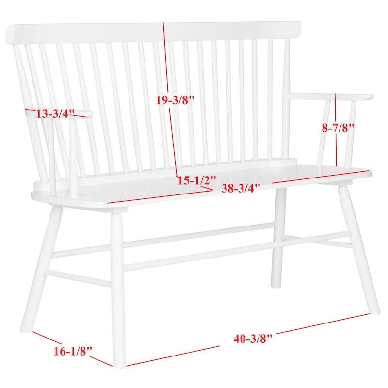 Banquette SAFAVIEH Gracija Spindleback - 48 x 22,4 x 36 - 48L x 22P x 36H