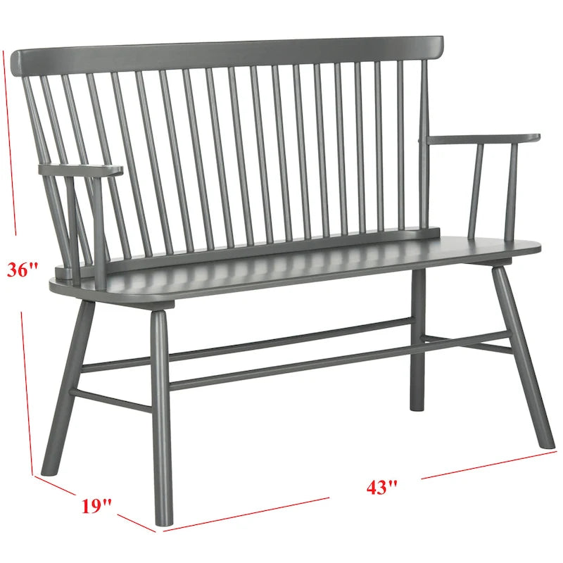 Banquette SAFAVIEH Gracija Spindleback - 48 x 22,4 x 36 - 48L x 22P x 36H