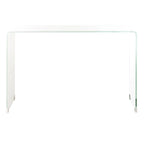 Console en verre dégradé clair/bleu, 43" L x 14" P x 30" H