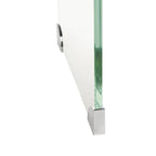 Console en verre dégradé clair/bleu, 43" L x 14" P x 30" H