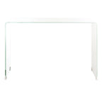 Console en verre dégradé clair/bleu, 43" L x 14" P x 30" H