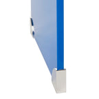 Console en verre dégradé clair/bleu, 43" L x 14" P x 30" H