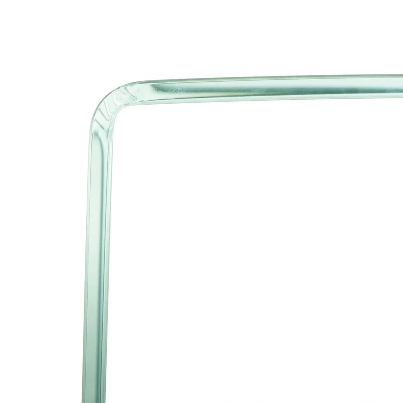 Console en verre dégradé clair/bleu, 43" L x 14" P x 30" H