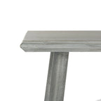 Table console de milieu de siècle brun clair / gris ardoise / blanc vintage pour 1 personne | 119 cm (L) × 41 cm (P) × 81 cm (H)