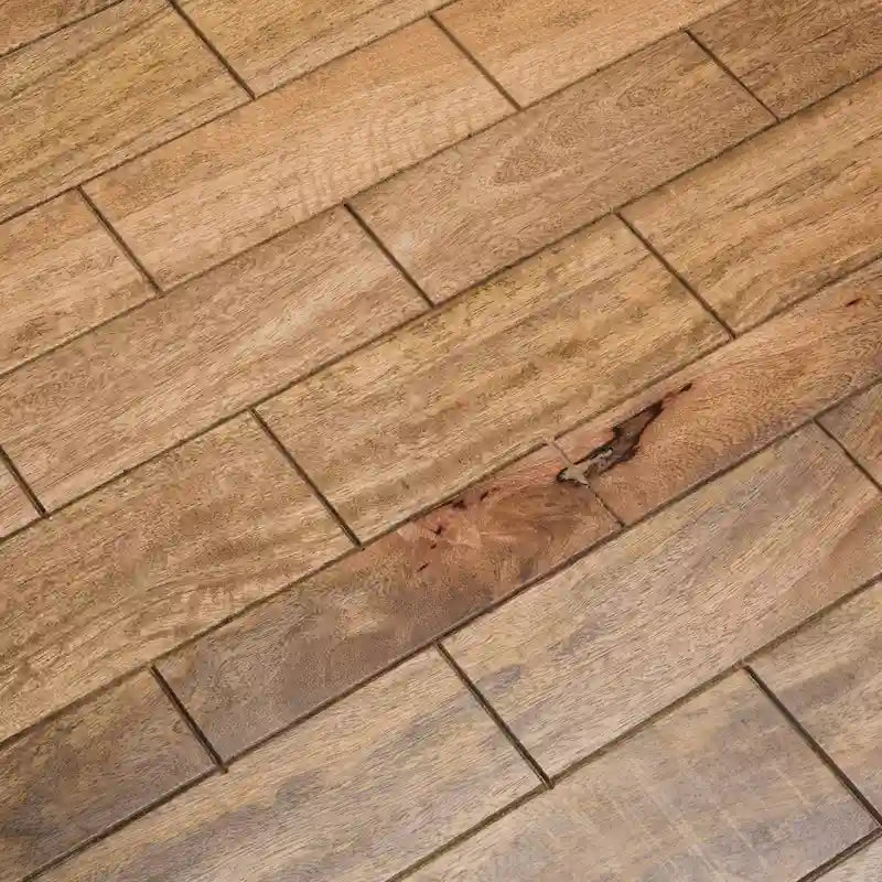 Table Basse Tambour en Osier avec Plateau en Bois Alfia de SAFAVIEH - 35,4 x 35,4 x 15,7 - 35Lx35Px16H