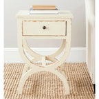 SAFAVIEH Liller Table de chevet à 1 tiroir (entièrement assemblée) - 18 L x 15 P x 27 H - 18Lx15Px27H