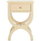 SAFAVIEH Liller Table de chevet à 1 tiroir (entièrement assemblée) - 18 L x 15 P x 27 H - 18Lx15Px27H