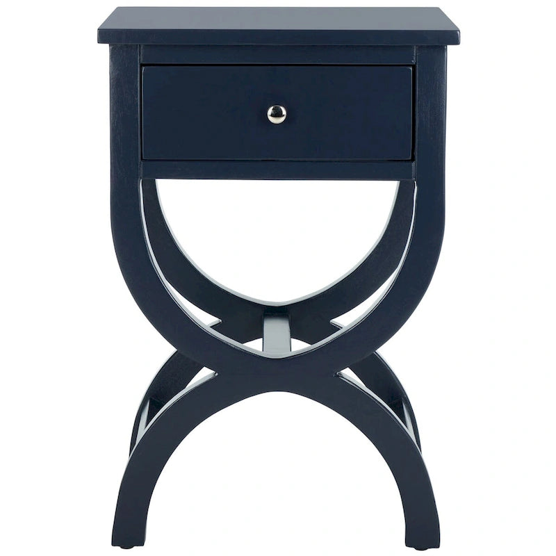 SAFAVIEH Liller Table de chevet à 1 tiroir (entièrement assemblée) - 18 L x 15 P x 27 H - 18Lx15Px27H