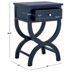 SAFAVIEH Liller Table de chevet à 1 tiroir (entièrement assemblée) - 18 L x 15 P x 27 H - 18Lx15Px27H