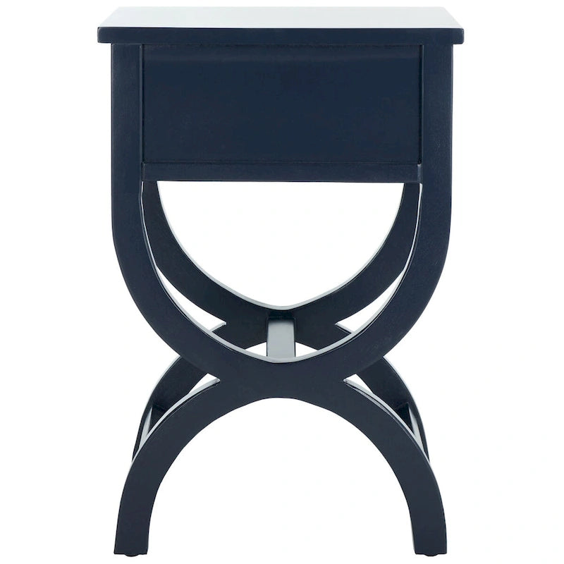 SAFAVIEH Liller Table de chevet à 1 tiroir (entièrement assemblée) - 18 L x 15 P x 27 H - 18Lx15Px27H