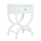 SAFAVIEH Liller Table de chevet à 1 tiroir (entièrement assemblée) - 18 L x 15 P x 27 H - 18Lx15Px27H