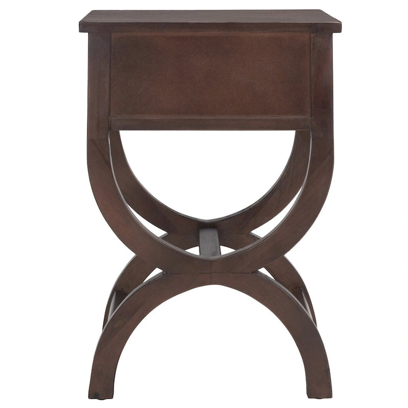 SAFAVIEH Liller Table de chevet à 1 tiroir (entièrement assemblée) - 18 L x 15 P x 27 H - 18Lx15Px27H