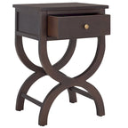SAFAVIEH Liller Table de chevet à 1 tiroir (entièrement assemblée) - 18 L x 15 P x 27 H - 18Lx15Px27H