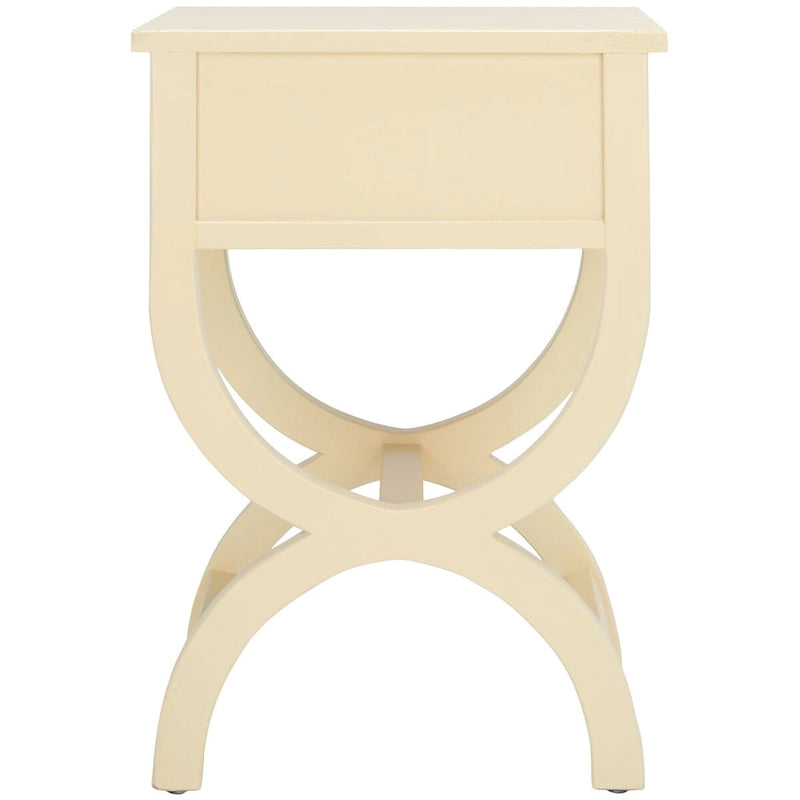 SAFAVIEH Liller Table de chevet à 1 tiroir (entièrement assemblée) - 18 L x 15 P x 27 H - 18Lx15Px27H