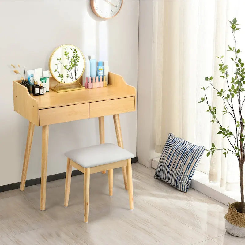 Coiffeuse avec miroir amovible