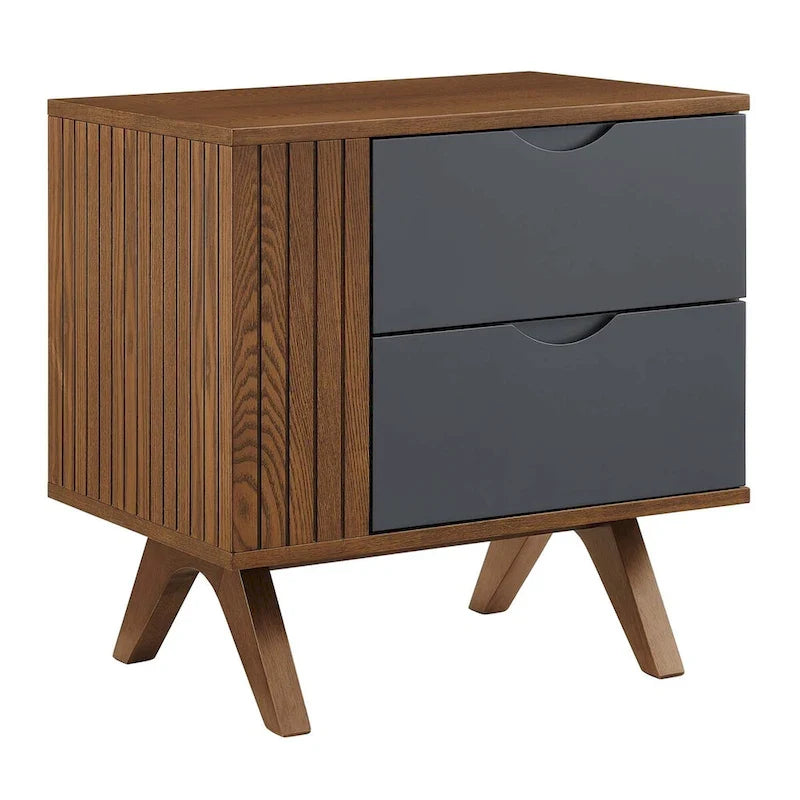 Ensemble de chambre Dylan 4 pièces avec lit, table de chevet, commode, miroir