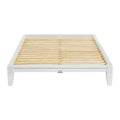 Lit plateforme en bois massif Yume avec assemblages japonais