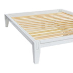 Lit plateforme en bois massif Yume avec assemblages japonais
