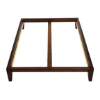 Lit plateforme en bois massif Yume avec assemblages japonais