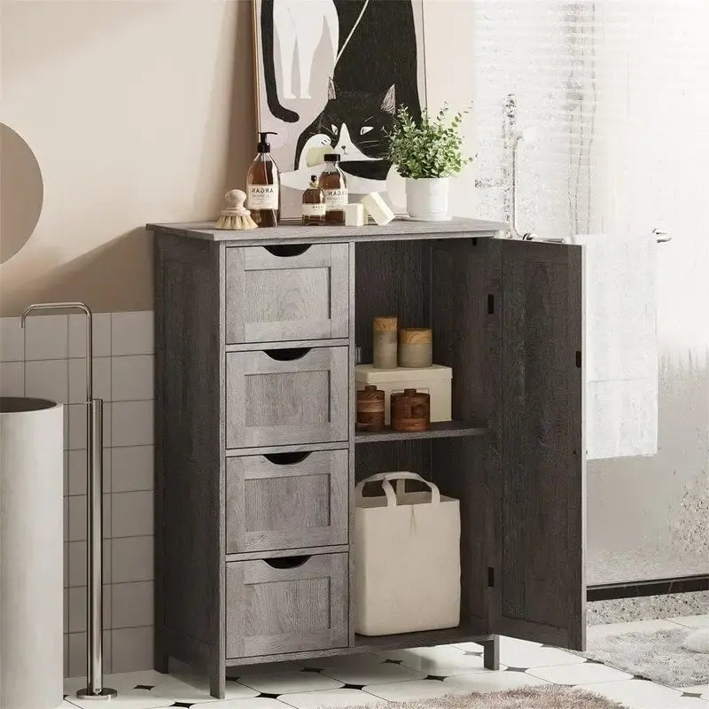Meuble bas de salle de bain - 11,8P x 21,7L x 32,5H