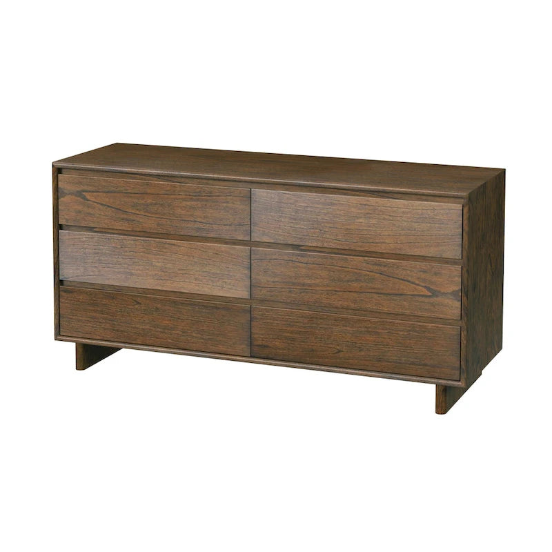 Commode 6 tiroirs en panneau de bois Halmstad
