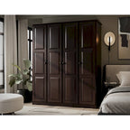 Garde-robe / Armoire 4 portes Regal 100 % bois massif par Palace Imports